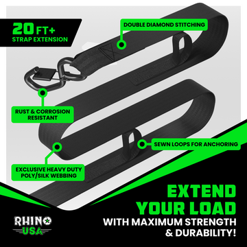 Ratchet Strap Extensions (2-Pack) – Rhino USA