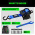 Bed-Mounted Retractable Ratchet Straps (Ford Trucks)