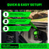 Bed-Mounted Retractable Ratchet Straps (Ford Trucks)