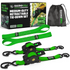1" x 10' Retractable Ratchet Straps