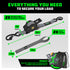1" x 10' Retractable Ratchet Straps