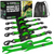 1" x 10' Retractable Ratchet Straps
