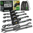 1" x 10' Retractable Ratchet Straps