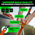 1" x 10' Retractable Ratchet Straps
