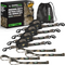 Rhino USA 1 inch by 10 foot retractable ratchet straps 4-pack in Realtree Apex camo with storage bag