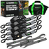 2" x 10' Retractable Ratchet Straps