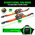 2" x 10' Retractable Ratchet Straps
