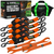 2" x 10' Retractable Ratchet Straps