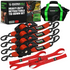 2" x 10' Retractable Ratchet Straps
