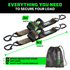 2" x 10' Retractable Ratchet Straps