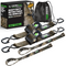 Rhino USA 2 inch by 10 foot retractable ratchet straps in Realtree Apex camo with storage bag