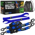 2" x 10' Retractable Ratchet Straps