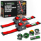 2-pack of Rhino USA 2 inch by 10 foot retractable e-track ratchet straps in red with storage bag