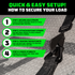 2" x 8' Vehicle Tie-Down Kit (J-Hooks)