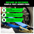 2" x 38" Axle Tie-Down Straps (4-Pack)