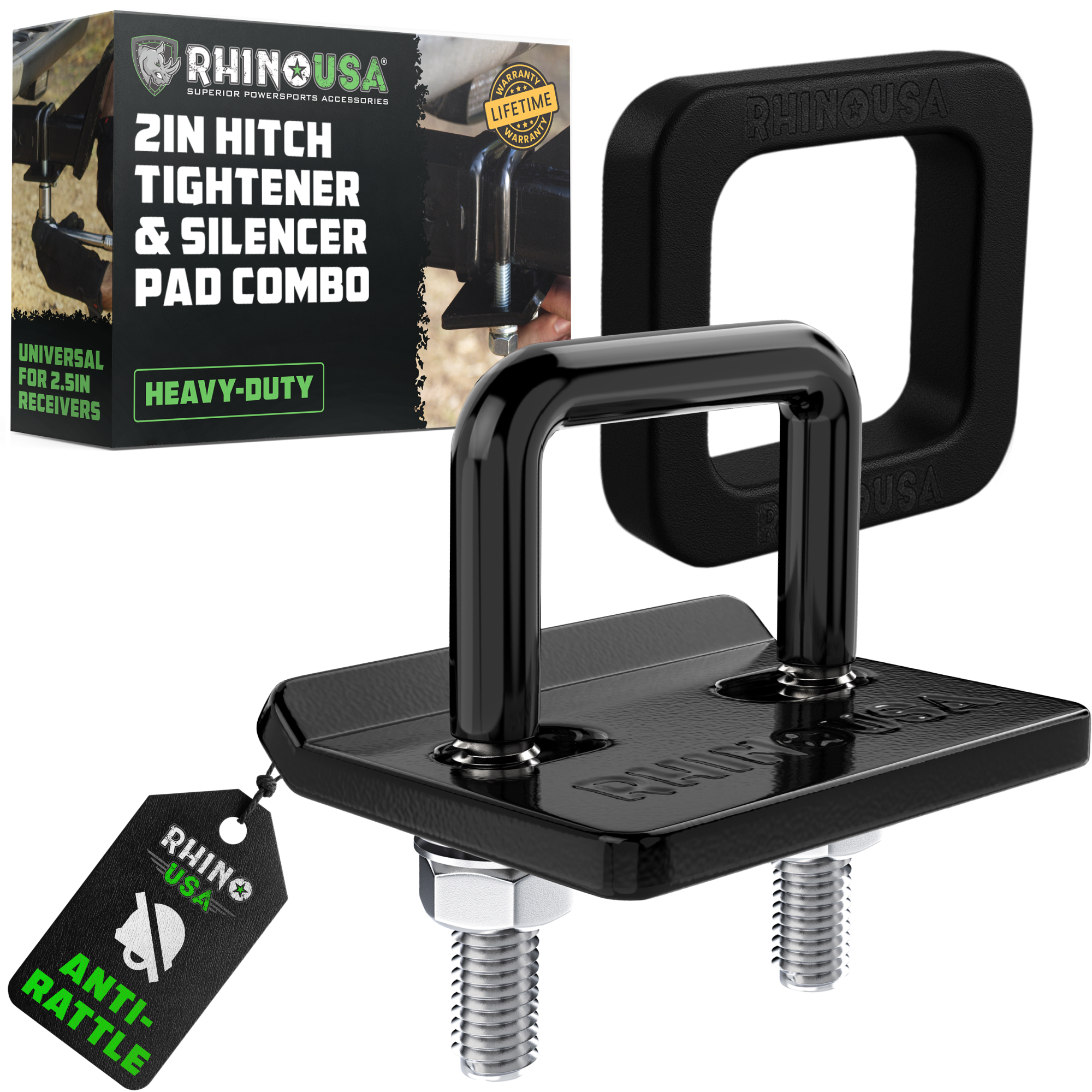 Anti-Rattle Hitch Tightener