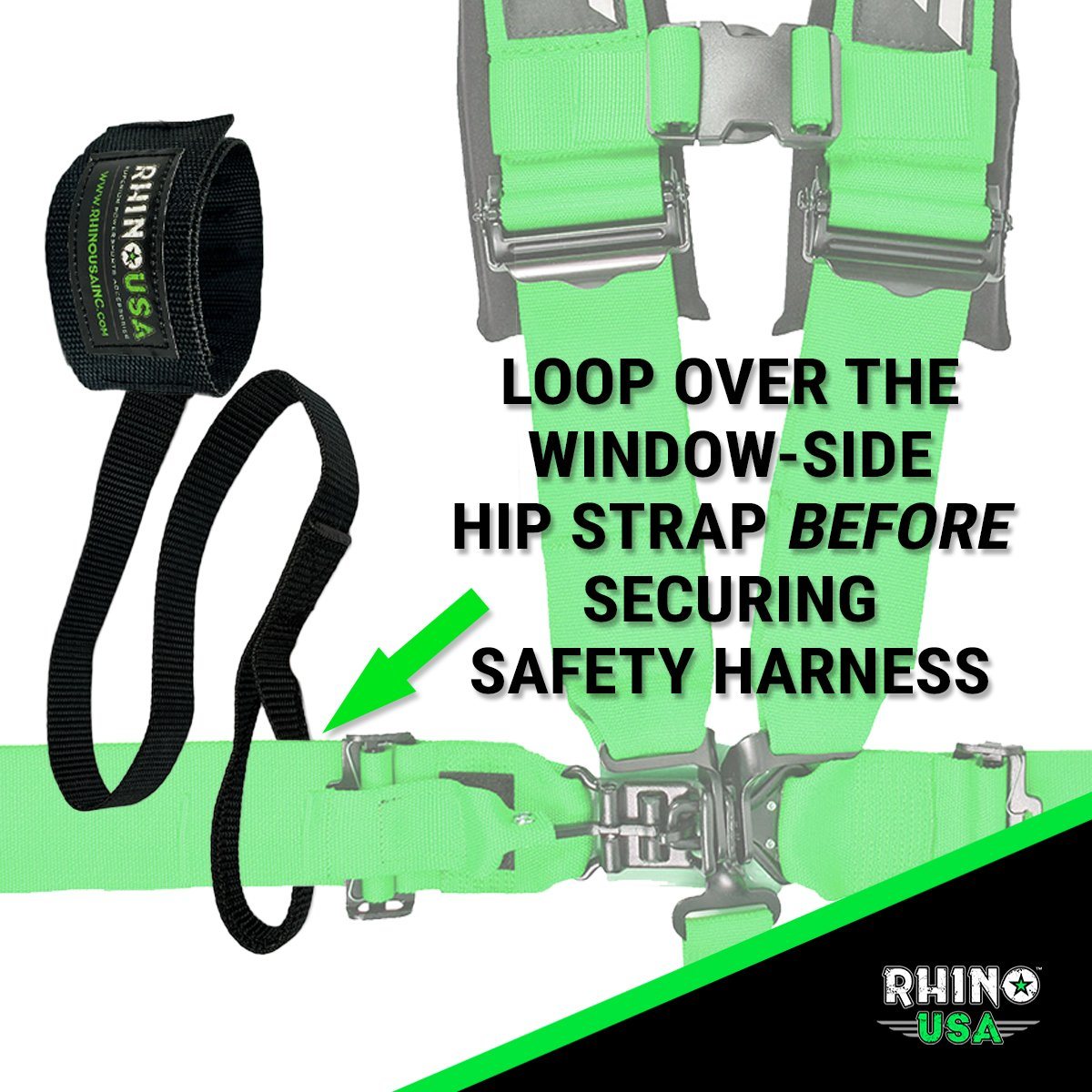 UTV Safety Wrist Restraints (Pair) Rhino USA, Inc. 