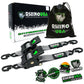 2" x 10' Retractable Ratchet Straps (2-Pack)