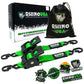 2" x 10' Retractable Ratchet Straps (2-Pack)