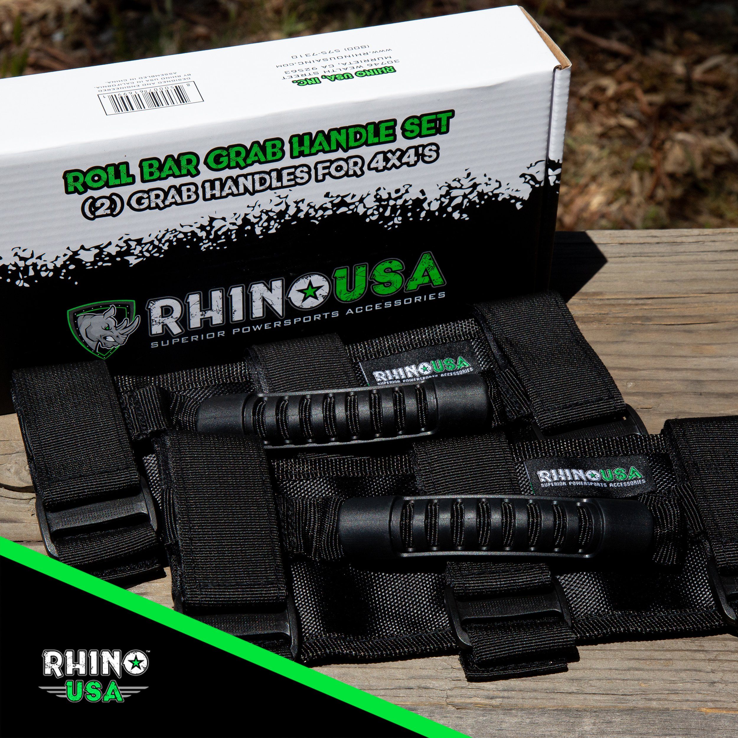 4x4 Roll Bar Grab Handles Rhino USA, Inc. 
