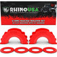 D-Ring Shackle Isolators Recovery Rhino USA Red 