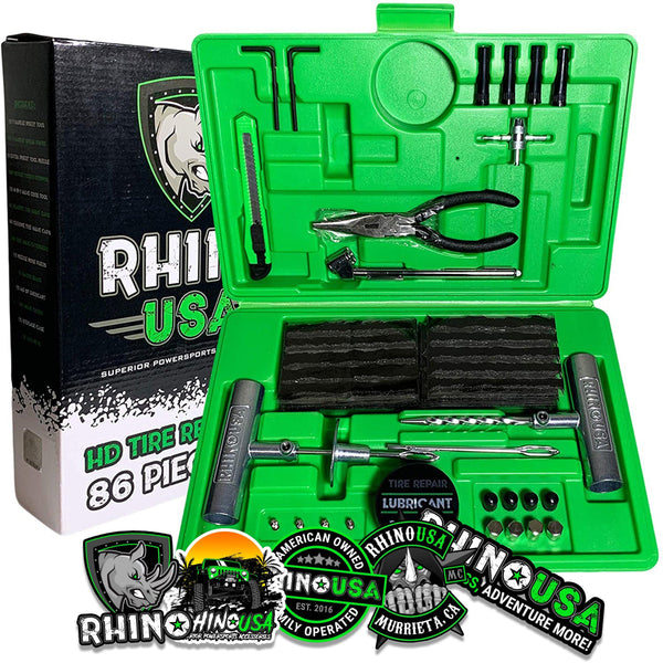 Best Tire Repair Kit (86 Piece) - Rhino USA