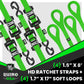 1.6" x 8' HD Ratchet Tie-Down Set (4-Pack)