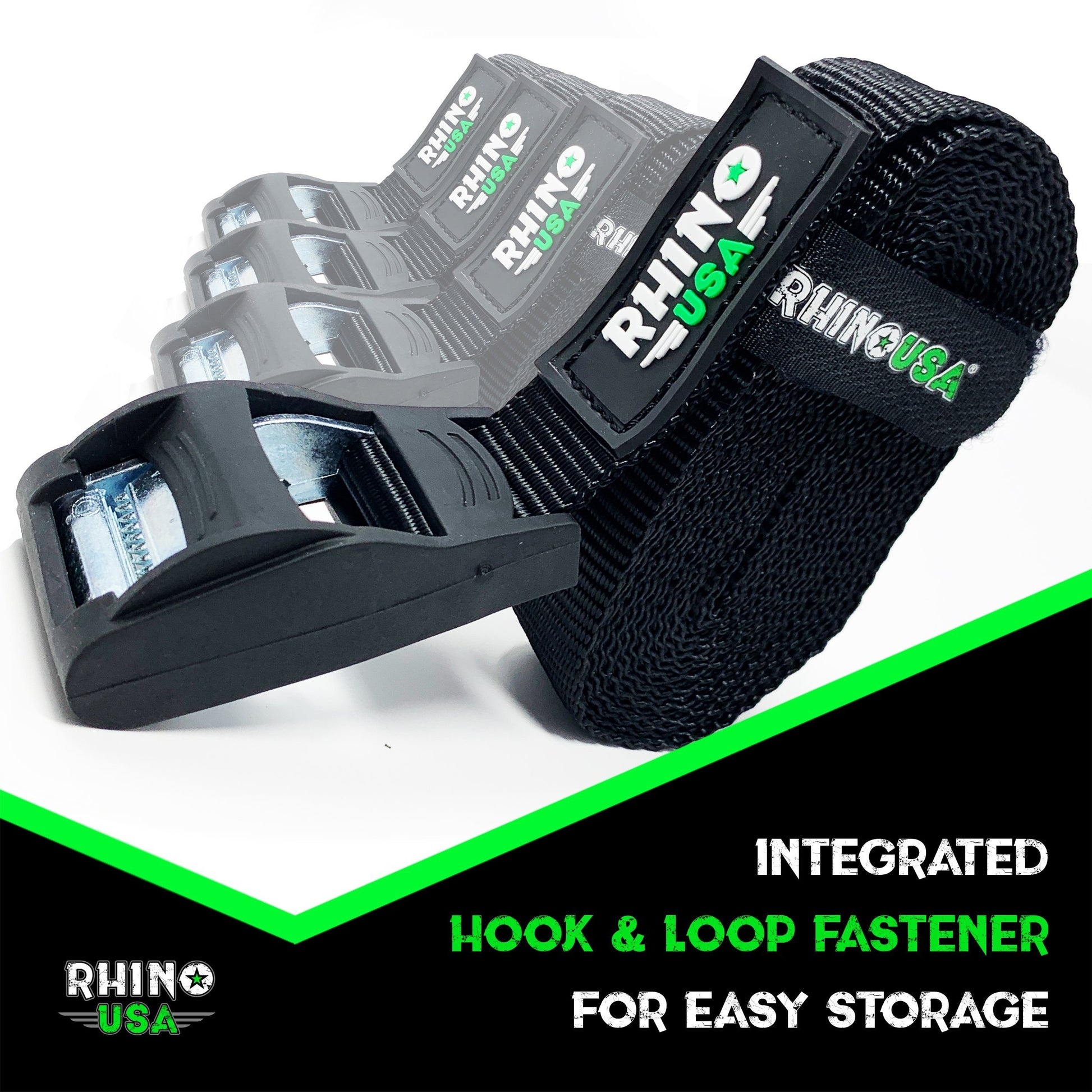 Rhino USA Cambuckle Tie-Down Straps (2-Pack)