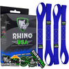 1.7" x 17" Soft Loop Tie-Down Straps (4-Pack) Tie-Down Straps Rhino USA, Inc. Blue 