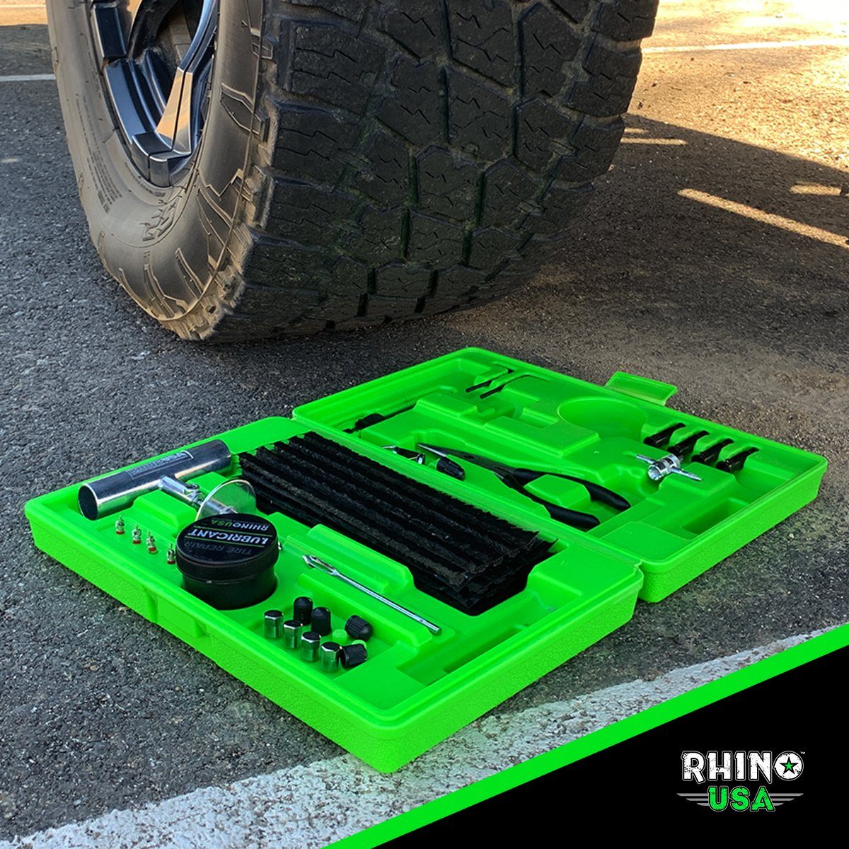 86 Piece Tire Repair Kit Rhino USA, Inc. 