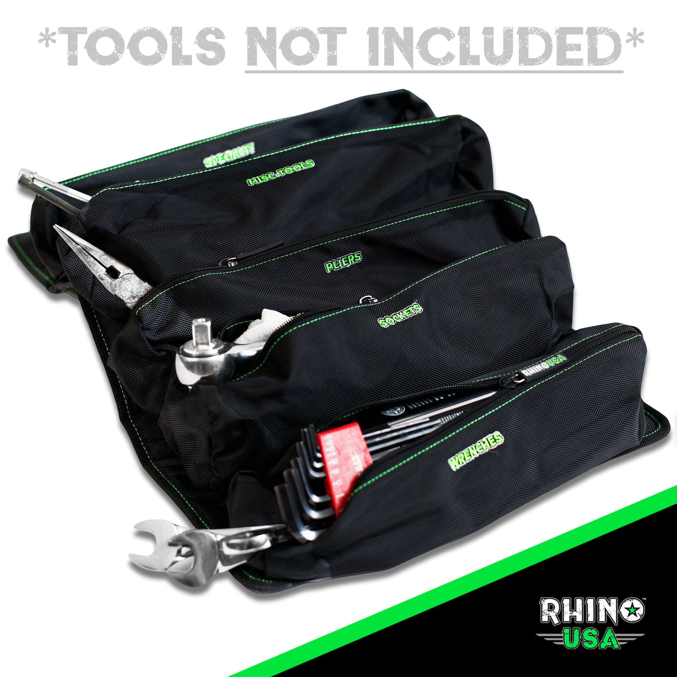 Multi Purpose Tool Roll up Bag, Heavy Duty Durable Easy Storage